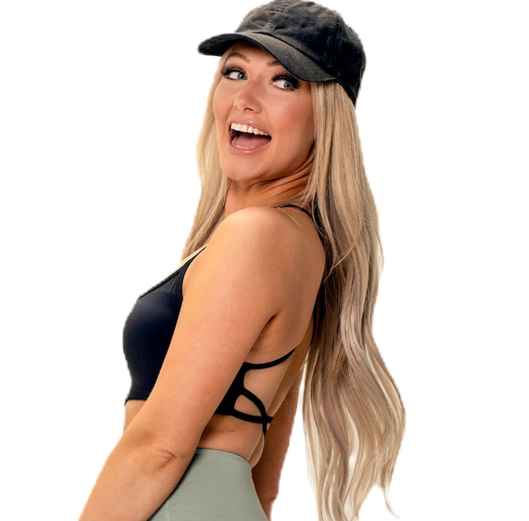 Gnarvibez Black Sport Bra