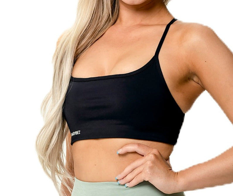 Gnarvibez Black Sport Bra