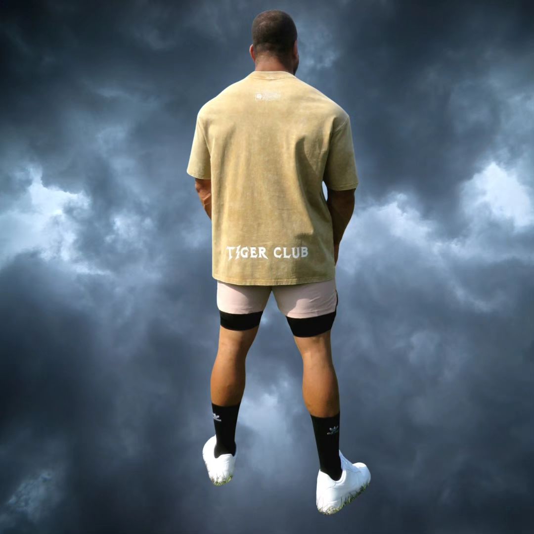 Earthy Washed Beige Tee