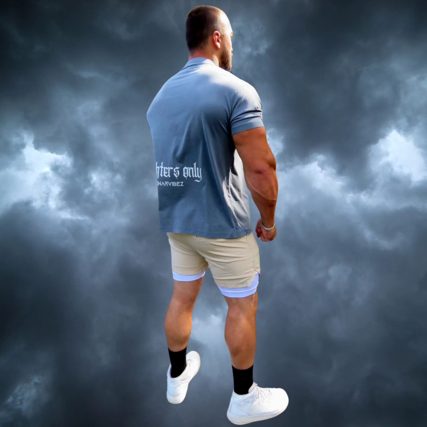 Strength Loyalty Tee Steel Blue