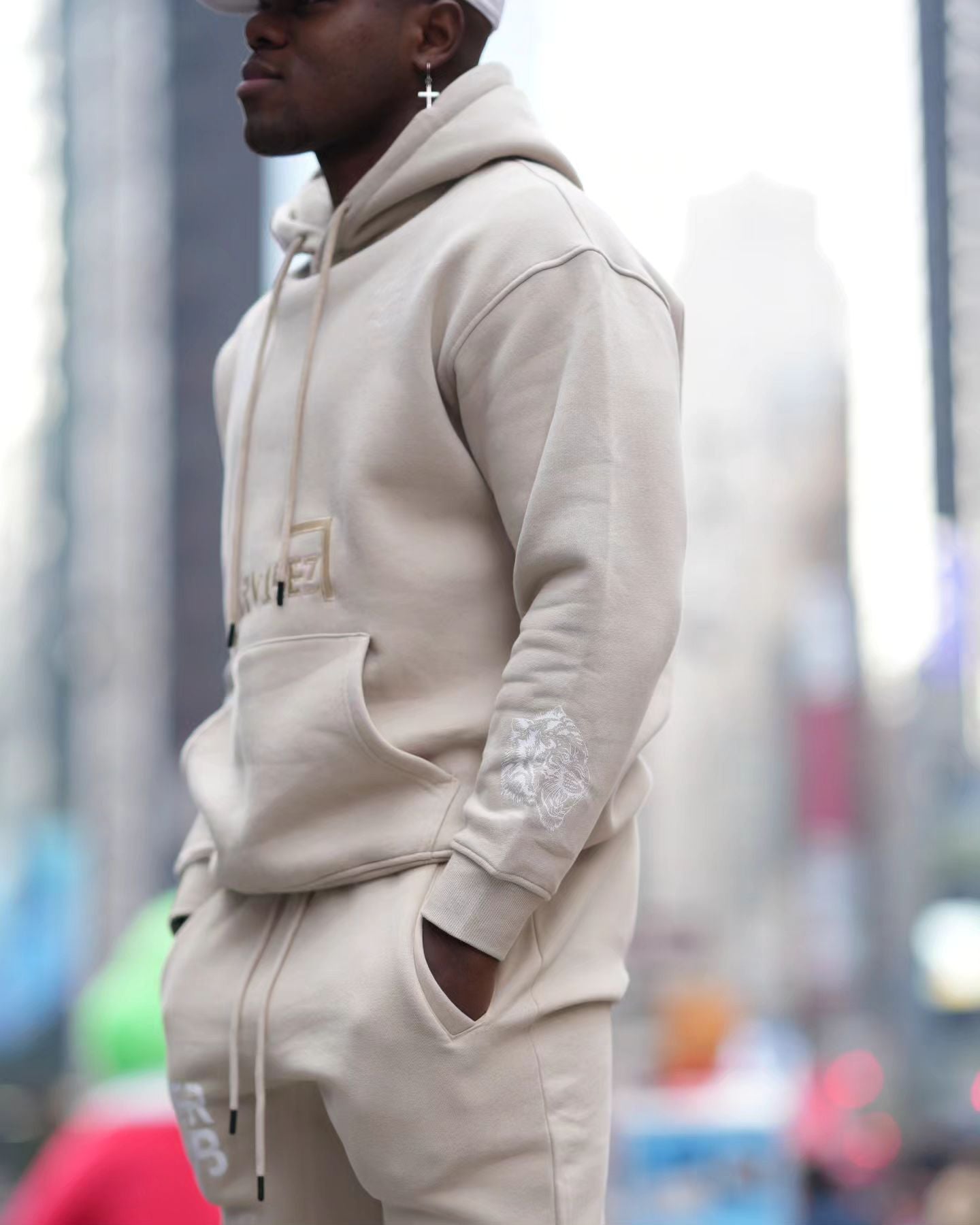 Untouchable Beige Hoodie