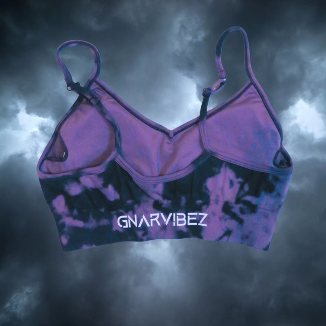 Purple Cloud Sport Bra