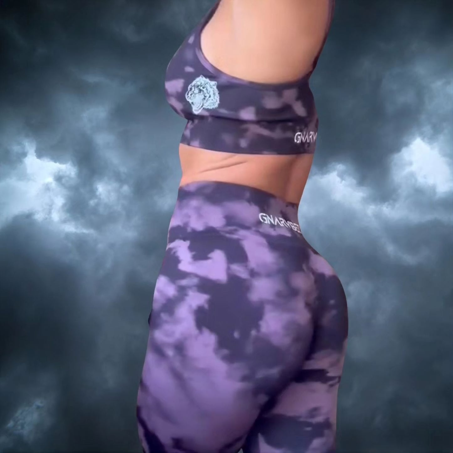 Purple Cloud Leggins