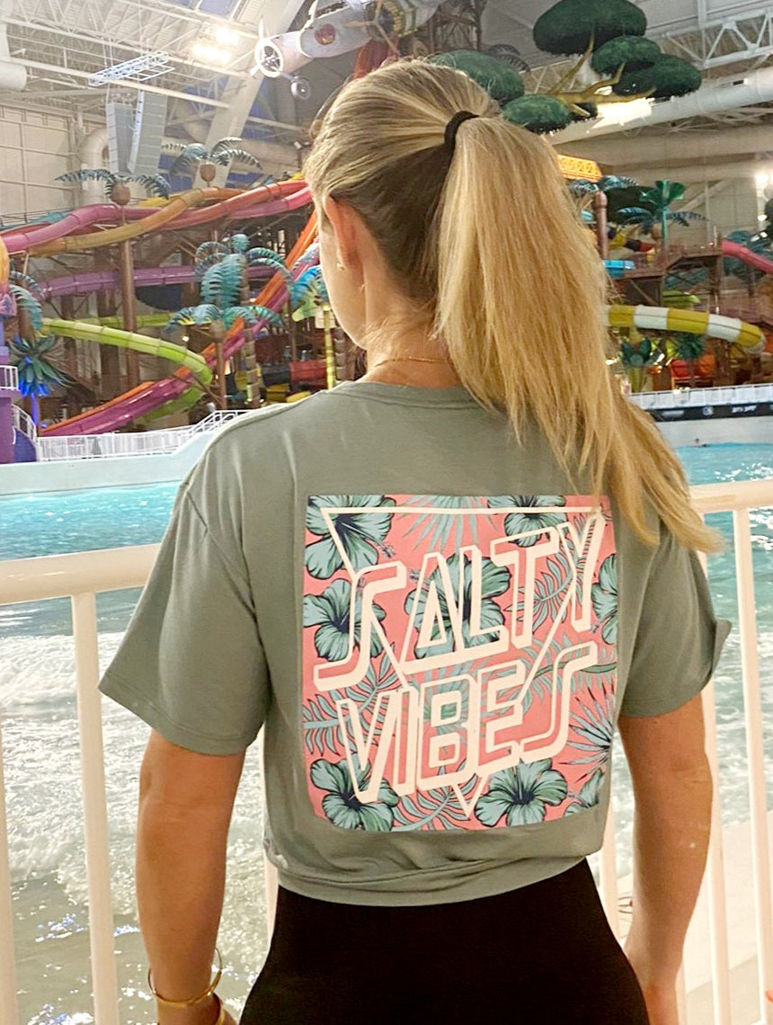 Salty Vibes Women's Crop Top