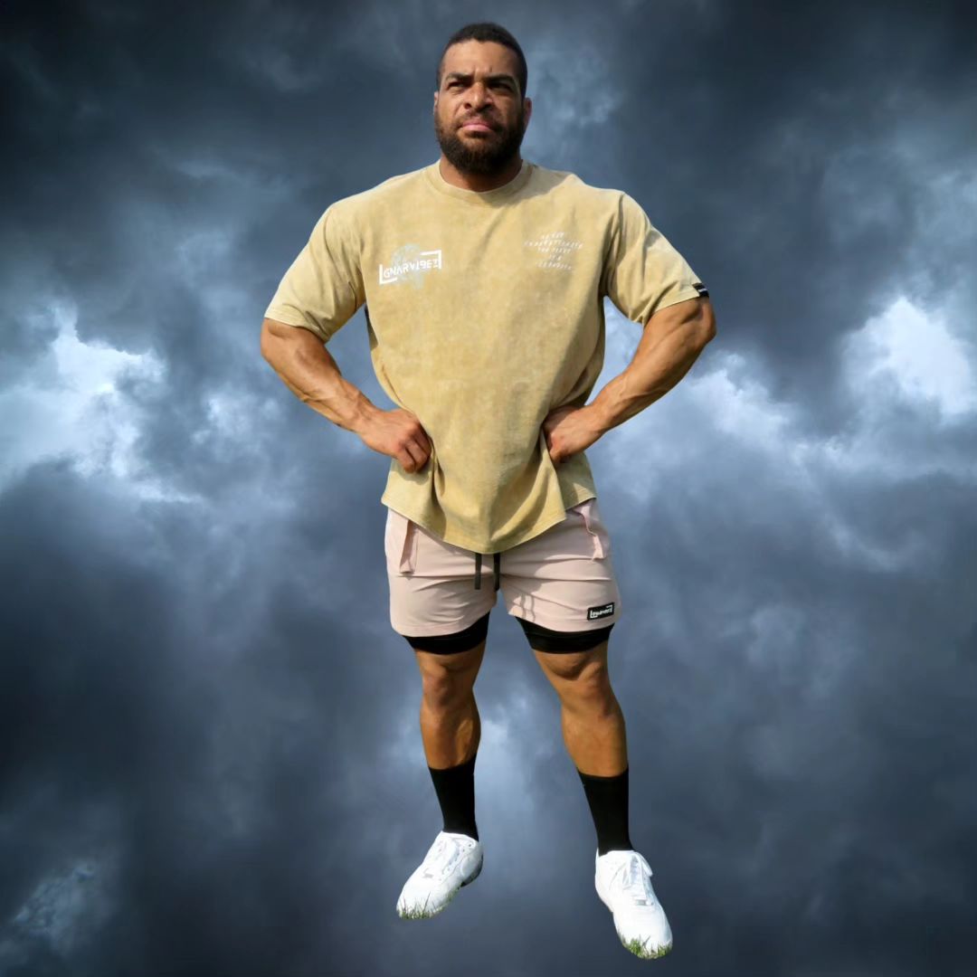 Earthy Washed Beige Tee