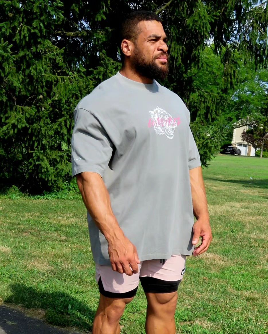 Fighters Only "New Generation" Oversized Tee Vintage Gray