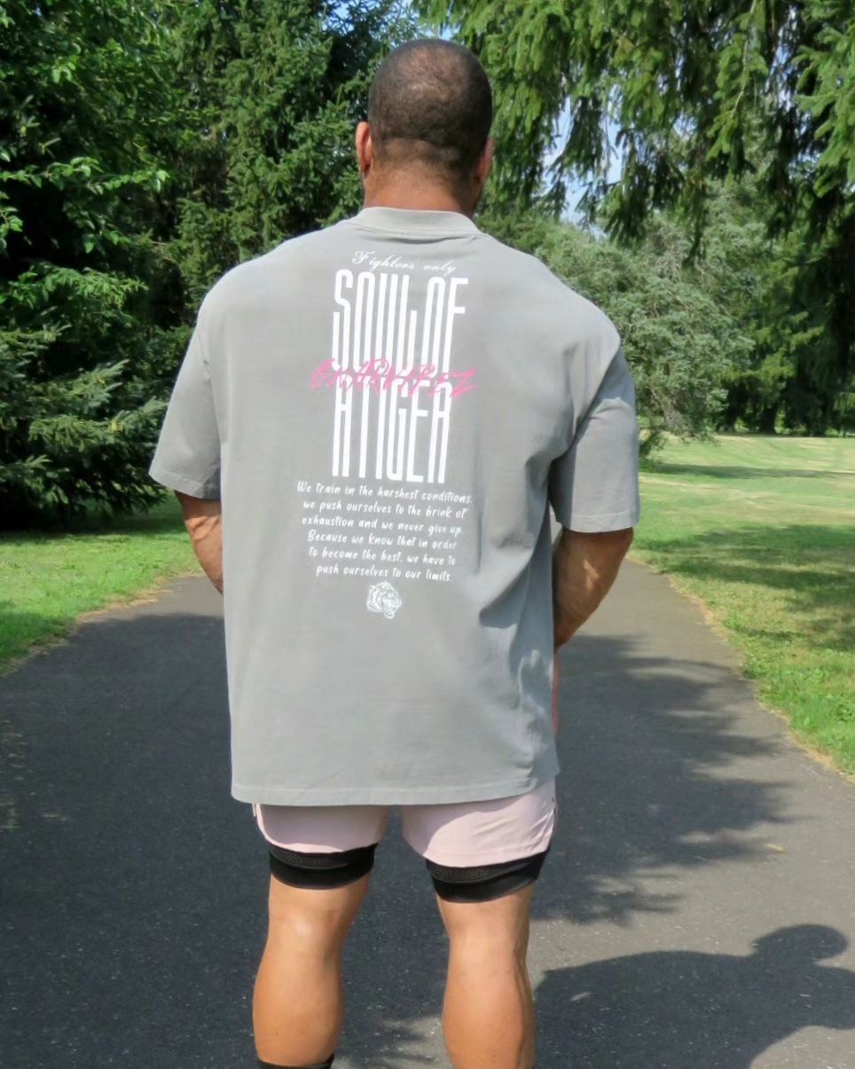 Fighters Only "New Generation" Oversized Tee Vintage Gray